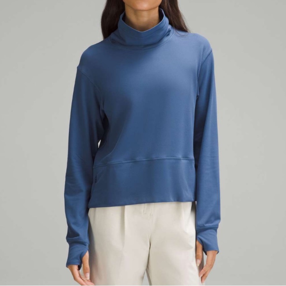 Lululemon Ready to Rulu Pullover in Pitch Blue